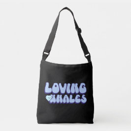 Loving Whales Grappig Cadeau Voor Walvissen Liefhe Crossbody Tas
