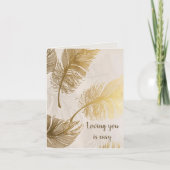 Loving You is Easy kaart (Voorkant)
