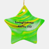 Lovingvriendelijkheid Psalms Hoofdstuk 103 Keramisch Ornament (Voorkant)