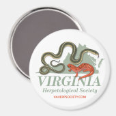 LOVirginia Herpetological Society Logo Magnet (Voorkant / Achterkant)