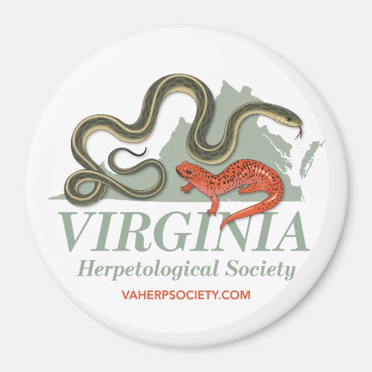 LOVirginia Herpetological Society Logo Magnet (Voorkant)