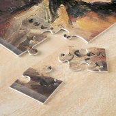 Lovis Corinth - Zinnias puzzle Legpuzzel (Zijkant)