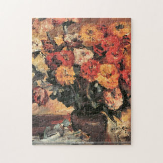 Lovis Corinth - Zinnias puzzle Legpuzzel