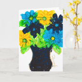 Lovitude Blank Card "Island Joy" Kaart (Gele Bloem)