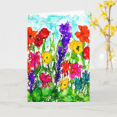 Lovitude Blank Card "Kom met mij spelen" Kaart (Gele Bloem)