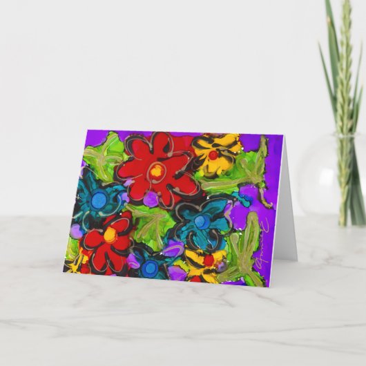 Lovitude Blank Kaart springen van vreugde (Voorkant)