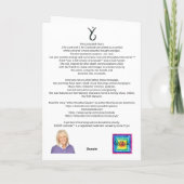 Lovitude Blue Hearts Valentijnskaart Kaart (Achterkant)