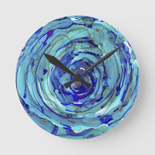 Lovitude clock "Ongoing Transformation" Ronde Klok (Voorkant)