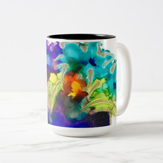 Lovitude Coffe Cup Loving Herembryo Tweekleurige Koffiemok (Voorkant rechts)