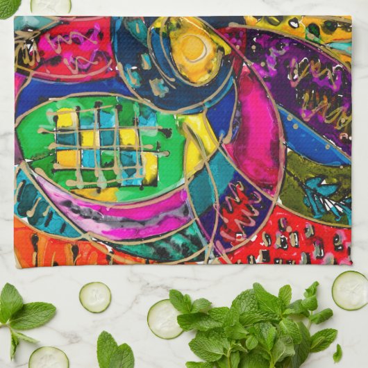 Lovitude Dish Towel Kaleidoscope Theedoek (Gevouwen)