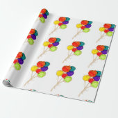 Lovitude Gift Wrap Paper viert gelukkige verjaarda Cadeaupapier (Uitgerold)