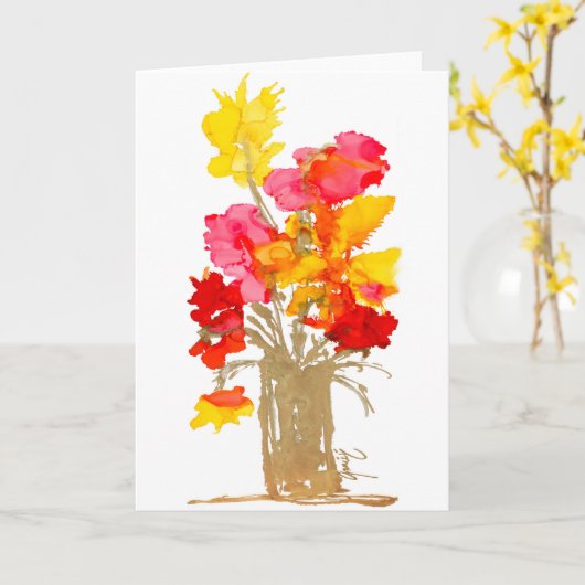 Lovitude Grace voor Jou Blanco Kaart (Gele Bloem)