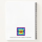 Lovitude Journal roze Roses Notitieboek (Achterkant)