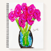 Lovitude Journal roze Roses Notitieboek (Voorkant)