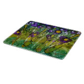 Lovitude Paars & Gold Irise Glass Cutting Board Snijplank (Hoek)