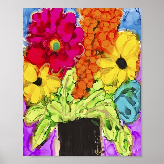 Lovitude Poster Positieve Vibes (Voorkant)