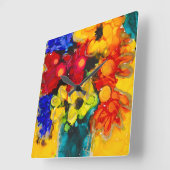 Lovitude Square Wall klok "Gedistilleerde vulling" (Hoek)