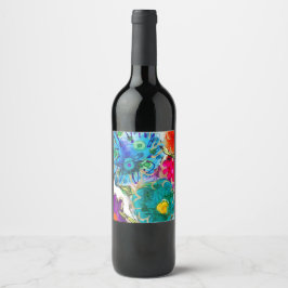 Lovitude Wine - Etiket op fles