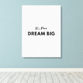 Lovly wall art citeert canvas afdruk (Insitu (Houten vloer))