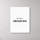 Lovly wall art citeert canvas afdruk (Voorkant)