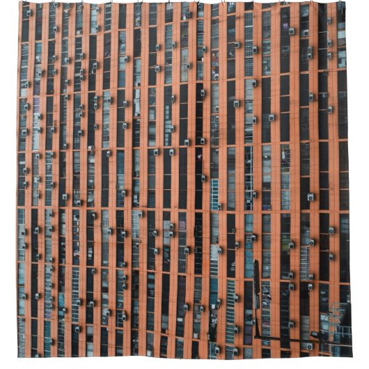 Low-angle photography of building douchegordijn (Voorkant)