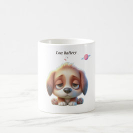 Low Battery Dog Meme Koffiemok