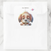 Low Battery Dog Sticker (Tas)