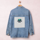 “Low Battery Graphic T-Shirt – Trendy Youth Tee” Denim Jacket (Hangar)