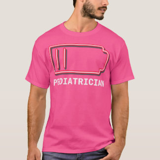 Low Battery Kinderarts Medewerker Kinderarts T-shirt