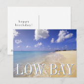 Low Bay Beach, Barbuda, Antigua | Gefeliciteerd Briefkaart (Voorkant / Achterkant)