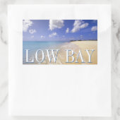 Low Bay Beach, Barbuda, Antigua Rechthoekige Sticker (Tas)