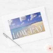 Low Bay Beach, Barbuda, Antigua Rechthoekige Sticker (Envelop)