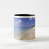 Low Bay Beach, Barbuda, Antigua Tweekleurige Koffiemok (Center)