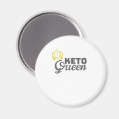 Low Carb Diet Gift Keto Queen Magneet (Voorkant / Achterkant)