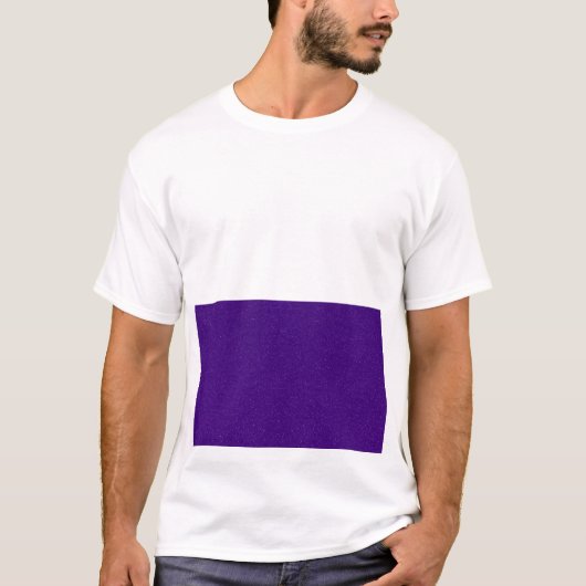 Low-Center Paarse ruis grafisch T-shirt –  (Voorkant)