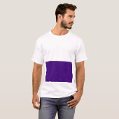 Low-Center Paarse ruis grafisch T-shirt –  (Voorkant volledig)