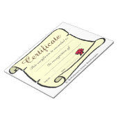 Low Cost School Certificate Scroll Sheets Notitieblok (Schuin)