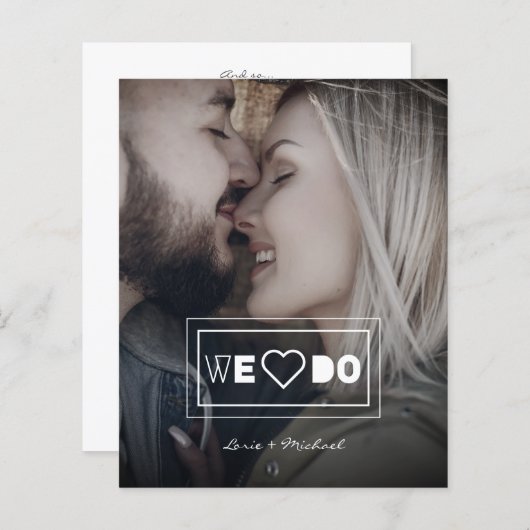 Low Cost Trendy Funny We Do Calligraphy Photo (Voorkant / Achterkant)