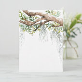 Low country aquarel uitnodiging (Staand voorkant)