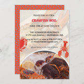 Low Country Boil Cookout Dinner Party Uitnodiging (Voorkant / Achterkant)