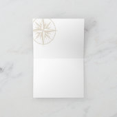 Low Country Chart Vouwbare Notitie Bedankkaart (Binnen)