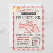 Low Country Seafood Boil Invitation Kaart (Voorkant)