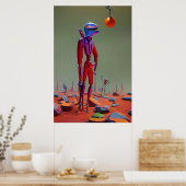 Low Dangling Fruit Ken Gauge Surrealisme Poster (Keuken)