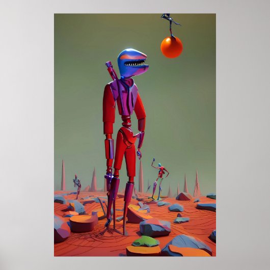 Low Dangling Fruit Ken Gauge Surrealisme Poster (Voorkant)