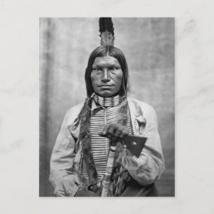 Low Dog - Native American  foto Briefkaart
