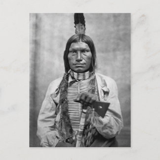 Low Dog - Native American foto Briefkaart