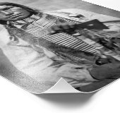 Low Dog - Native American  foto Foto Afdruk (Hoek)