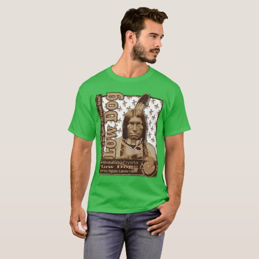 Low Dog Oglala Lakota T-shirt (Voorkant volledig)