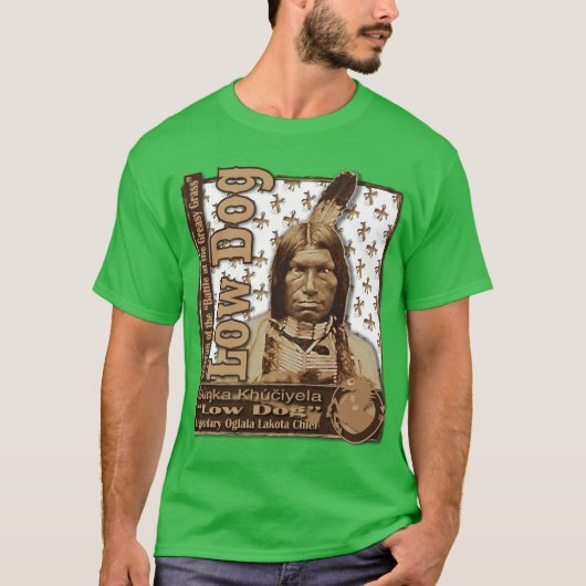 Low Dog Oglala Lakota T-shirt (Voorkant)
