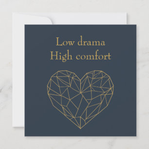 Low Drama High Comfort Feestdagenkaart